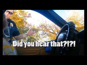 Good COP verifies the 'Right to Travel' vs No Driver License or Plates !