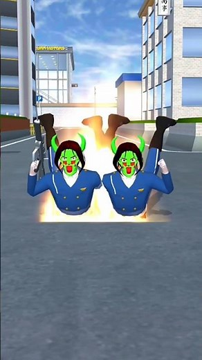 polisi Hantu-Hantu 🧟‍♀️😲_sakuraschoolsimulator _viralvideo _shortvideo _sakura