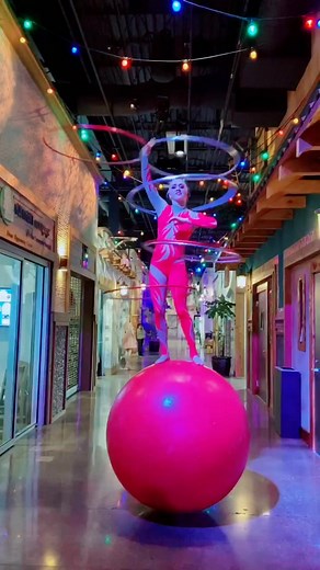 Amazing Circus Performances with Hula Hoops and Talent