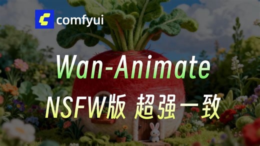 满血NSFW！Wan Animate全网最强大尺度图生视频教程！本地部署与使用技巧全解析，整合包解压即用！原生支持中文，新手入门首选！