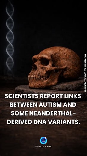 Our Blue Planet on Instagram: "A recent peer-reviewed study published in Molecular Psychiatry reports that certain ancient genetic variants inherited from Neanderthals are more common in autistic individuals than in ethnically matched control groups. The researchers used large genomic datasets — including SPARK, GTEx, and 1000 Genomes — to compare the frequency of Neanderthal-derived loci. The team identified 25 specific Neanderthal-derived single nucleotide polymorphisms (SNPs) that influence g