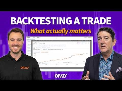 Backtesting a Trade | ORATS Driven By Data Ep. 118