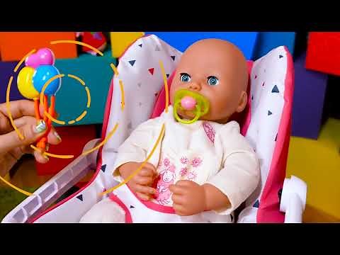 Baby Annabell and Baby Born Dolls | Pretend Feeding Time and Learning to Care