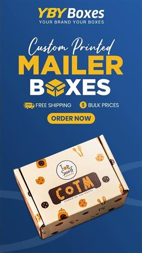 Custom printed mailer boxes turn every delivery into powerful marketing #packagingboxes