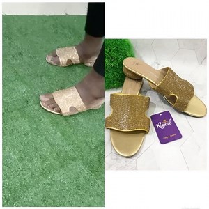 BIG FEET LADIES AREN’T LEFT OUT  Grab yours Now  _________ ️ N15,000 Each ✨ Sizes: 43, 44, 45, 46 Only ✨ Color: Gold. _________ ✨ Whatsapp: 08188133291 To Purchase _________ ✨ Nationwide Delivery Available | Bilque Royale | Facebook