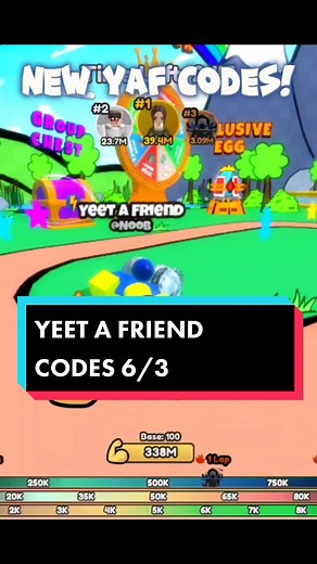 NEW! Yeet a Friend CODES! As of June 3rd! #yeetafriend #roblox . . . . #robloxedit #robloxgames #gaming #games