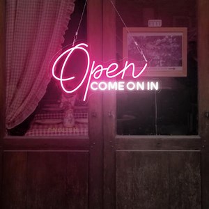 Open Come on in Neon Sign, Custom Open LED Sign for Restaurant Bar Shop Store, Open Sign for Business, Welcome Sign, Custom Storefront Sign - Etsy