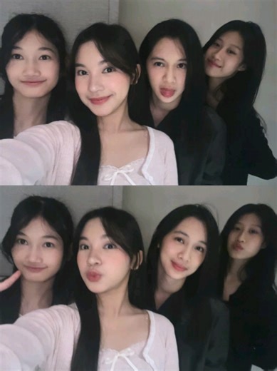 #auwin ; fokus sama yang tengah aja deh 👀 #auwiajkt48 #intanjkt48 #friendship #fyp