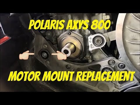 Polaris Axys 800 Motor Mount Replacement and Why They Fail