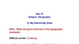 15 . My District My State(part-2).pdf - Geography - Free PDF Download 2026