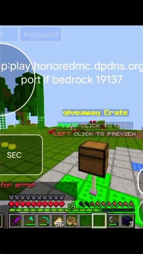 i got best server to play in bedrock plus Java #shorts #minecraft #viral