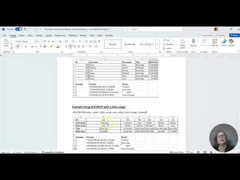 Lookup Functions Walkthrough