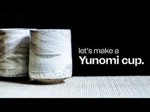 Making a Japanese Yunomi Teacup | Pottery Wheel Throwing and Trimming | Full process ASMR