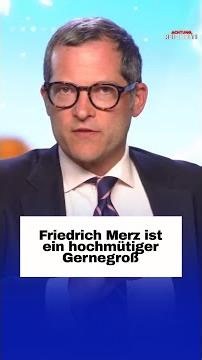 Friedrich Merz is an arrogant braggart.