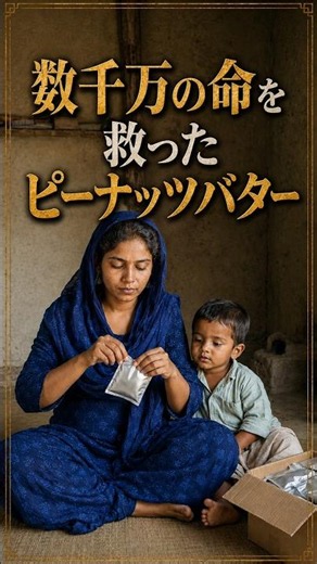 数千万人の子供を治した薬は、ピーナッツバターだった |【1996年】プランピーナッツ
