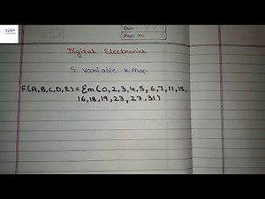 How to solve 5 variable k map tutorial | k map in hindi | karnaugh map | boolean algebra |