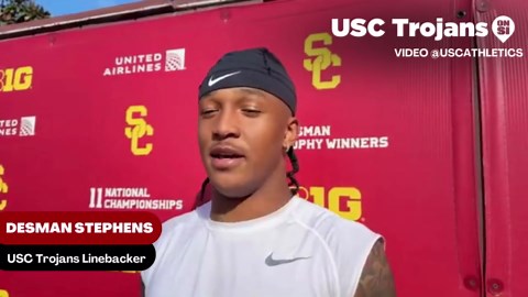 USC Trojans Linebacker Desman Stephens On Competition