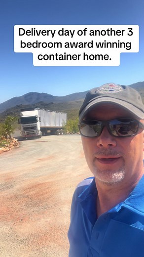 Delivery Day for Award-Winning 3 Bedroom Container Home