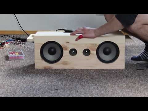 Vorstellung meiner selbstgebaute Musikbox. 200Watt starken Bass