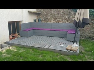 tuto salon de jardin en palettes