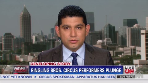 Acrobats injured in horrific accident