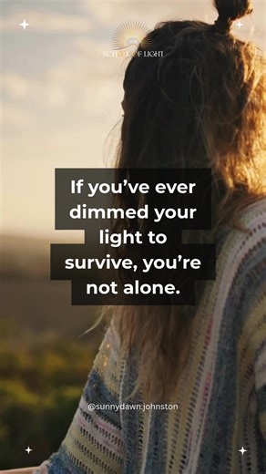 Many of us learned early that being fully seen wasn’t always safe, so we softened our voice, minimized our needs, and learned how to stay small enough to belong, even when it cost us parts of who we really were. Dimming your light wasn’t a failure, it was a form of intelligence, a way your system adapted to environments that couldn’t yet meet your truth, your sensitivity, or your power. But survival is not the same as alignment, and the version of you who learned to hide is not the version of yo