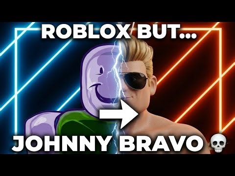 I Reimagined Roblox as Johnny Bravo 💪😂 (Cursed Edit)