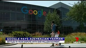 Online giant Google has settled a decade long dispute with the Tax Office paying up to the tune of $481M. The settlement covers a decade's worth of tax between 2008 and 2018. www.7NEWS.com.au #Google #7NEWS | 7NEWS Sydney