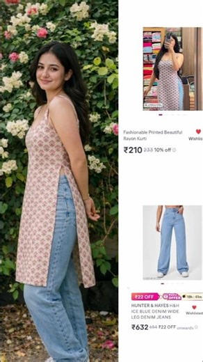 Meesho Sleeveless Kurta with Jeans | Casual Daily Outfit ✨