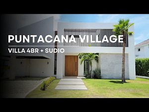 For Sale Elegant Modern Design Villa 4BR in Punta Cana Village, Dominican Republic