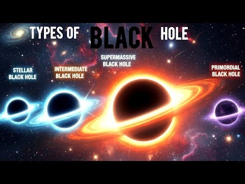 All Types of Black Holes Explained | Stellar, Supermassive & More #BlackHoles #Space #Astrophysics