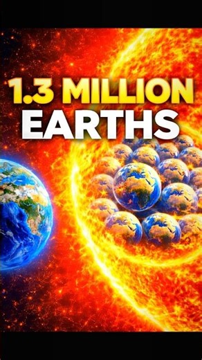 How Many Earths Can Fit Inside The Sun? #shorts #earth #solarsystem #facts