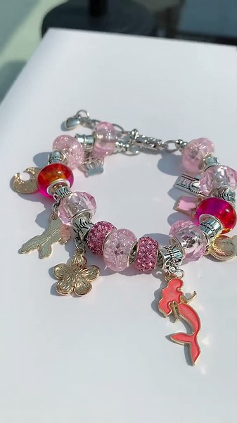 Mermaid Pandora Box 66pc DIY Bracelet Set #DIY #pandorajewelry