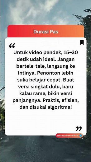 🎉Coba Lakukan ini! Tips Belajar Konten hari ini, Durasi Pas