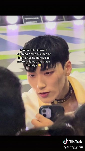 Choi San's Face Structure at KCON 2022 | Ateez Guerrilla Performance