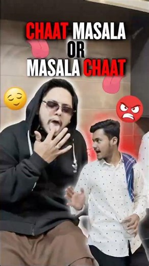 Chaat-Masala🥵 OR Masala Chaat😝 | Funny Videos | Trending Shorts