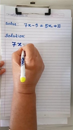 Algebra Basics: Simple Equations
