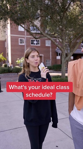 Asking our students what their ideal class schedule is during syllabus week!