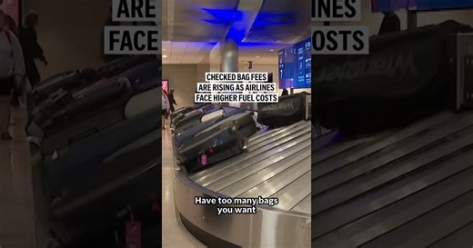Why are airlines increasing checked baggage fees?