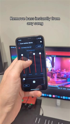 How to remove bass from any song #bassplayer #bassists #apps
