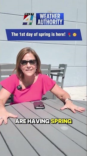 The first day of spring is here! Michelle gives a look at the temperatures into the weekend