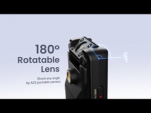 🛒BOBLOV A22 Mini Body Camera with 180° Rotatable Lens, Support 8-10Hours Recording, Small Camera