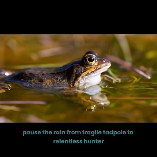 "The frog—small in size, infinite in meaning. 🐸⚖️"