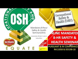 Module 6: Compliance with Administrative OSH Requirements