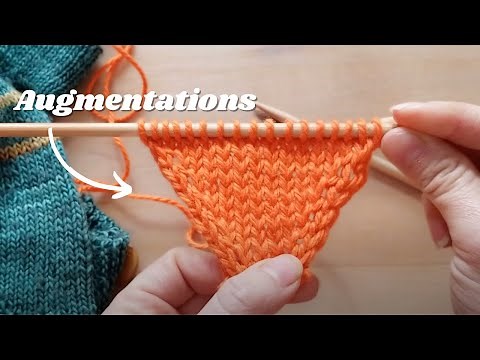 Left and Right Intercalary Increases (M1, M1R, M1L) - Knitting Tutorial