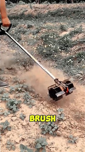 This Weed Cutting Machine Destroys Grass Instantly | Powerful Brush Cutter in Action!#shorts