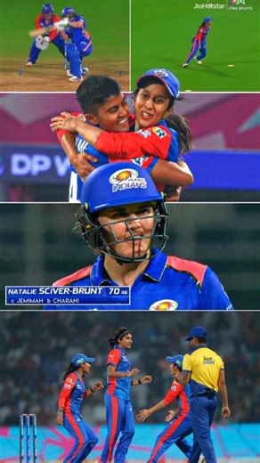 Mumbai Indians win the match vs Delhi Capitals.😱 #wpl2026 #mivsdc #cricketnews #cricketlover