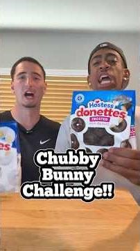 Chubby Bunny Challenge‼️🍩 #raynkal #food #chubbybunnychallenge