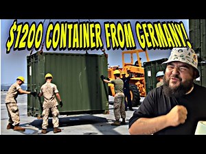 I Bought Military Containers From GERMANY! Amazing What We found