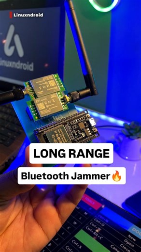 Nitish Kumhar on Instagram: ""LONG RANGE" BLUETOOTH "JAMMER" . .EBYTE E01-2G4M27D Long Range Nrf24la Pa Module . . . . . #linuxndroid #hacker #longrange #jammer #bluethooth"